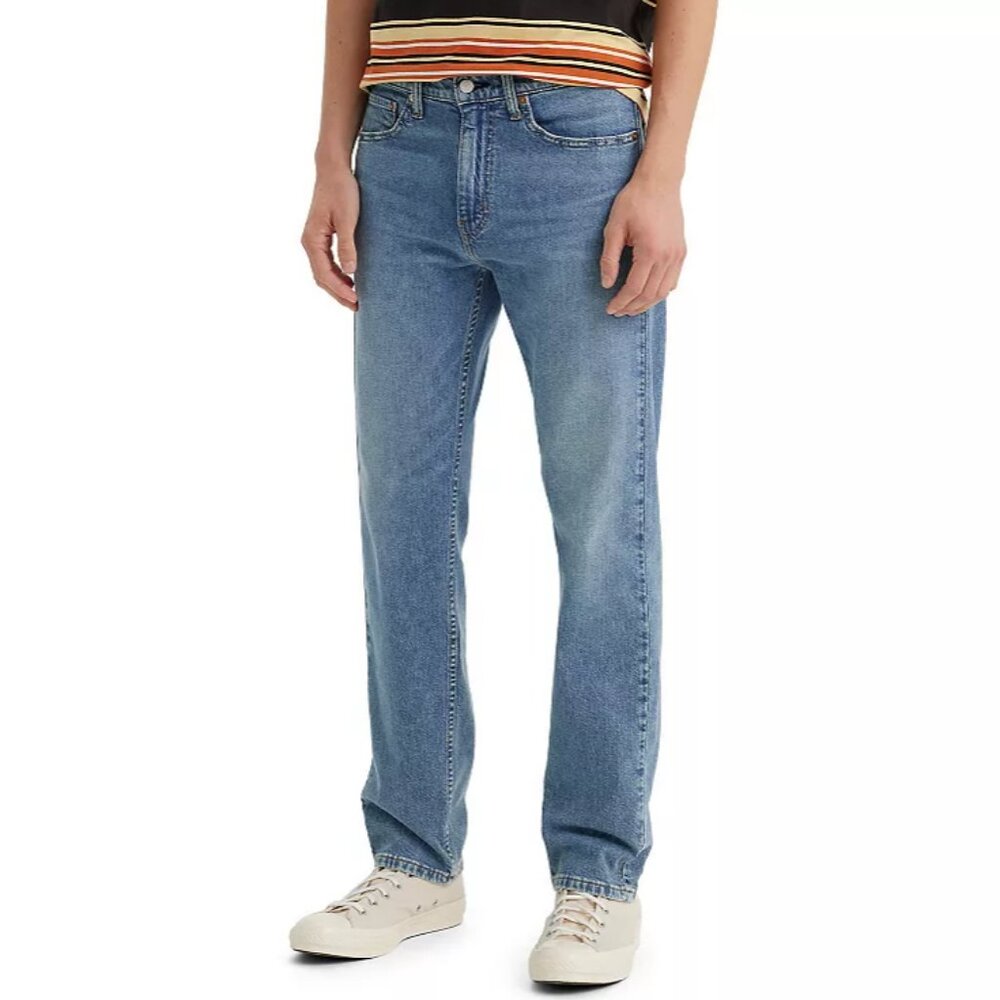 Levi's 505 Straight Fit Stretch Blue Jeans (W31/L32) Excellent Condition